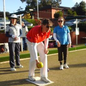 A team lawn bowling with everyone wearing IceRays Sun Sleeves for Maximum UV sun protection. Lawn Bowls 